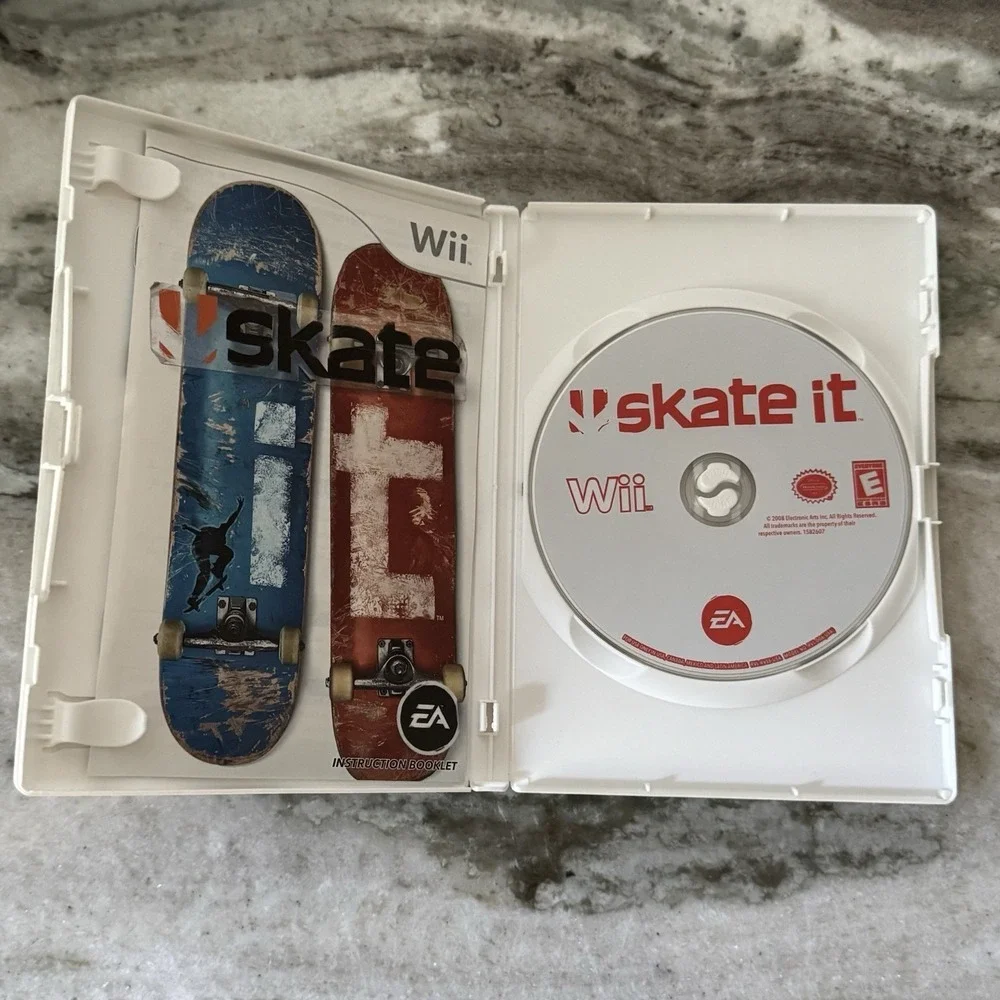 Skate It (Nintendo Wii, 2008)‎ Complete Case Disc Manual - Tested & Working